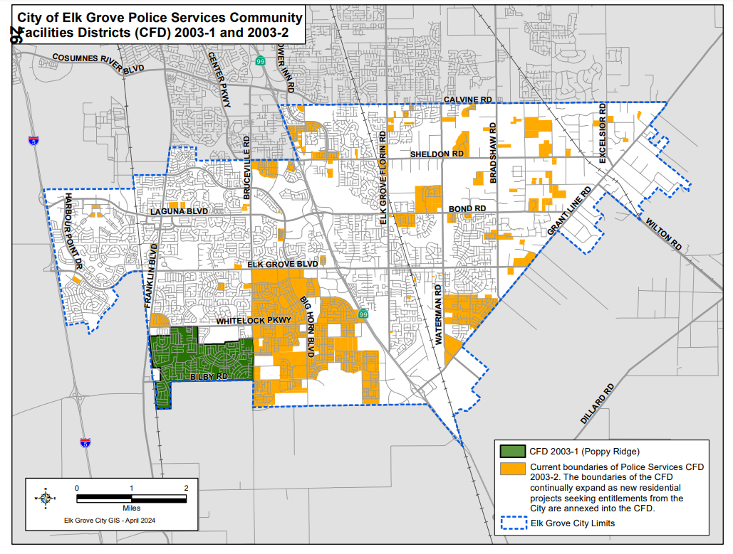 Almost every Elk Grove Mello Roos tax set to increase