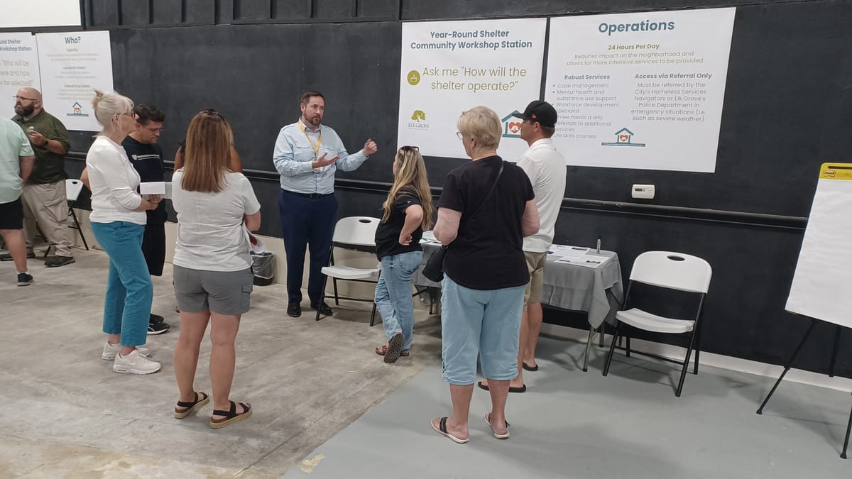 Recapping Elk Grove's homeless shelter meeting; How the city is approaching homelessness post Johnson v. Grants Pass, Oak Rose