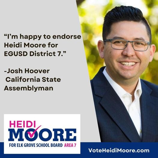 Republicans line up in support of EGUSD Area 7 candidate Heidi Moore