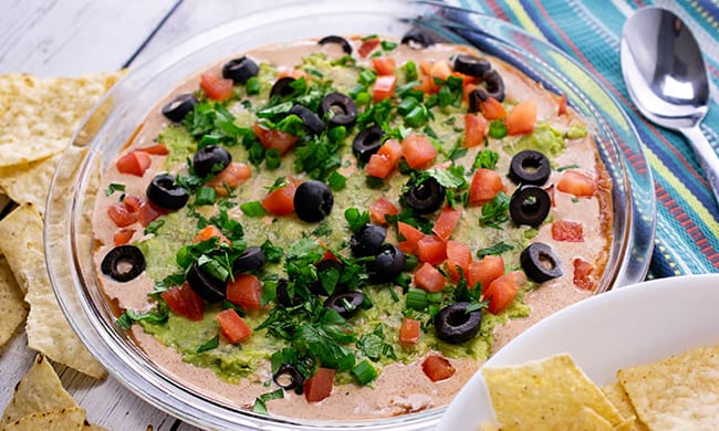 Bring Fans Together with a Big Game 7 Layer Dip