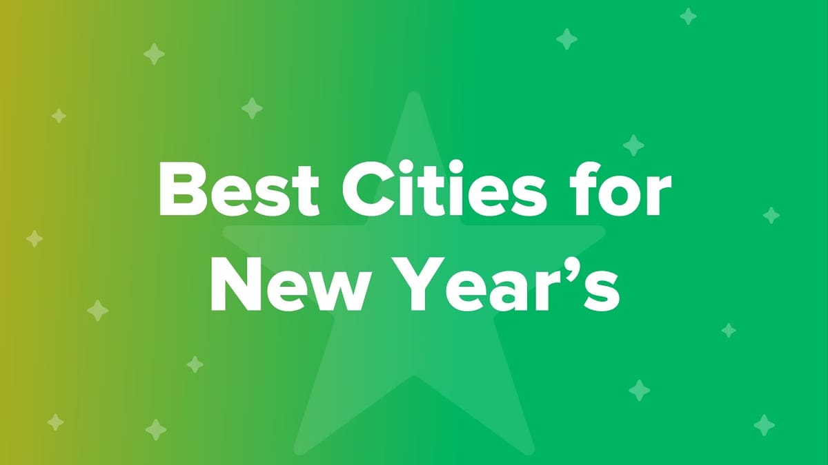 What are the best destinations for a fun New Years Eve celebration?