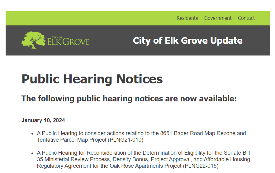 Back for reconsideration – Elk Grove to conduct another hearing on controversial Oak Rose supportive housing project