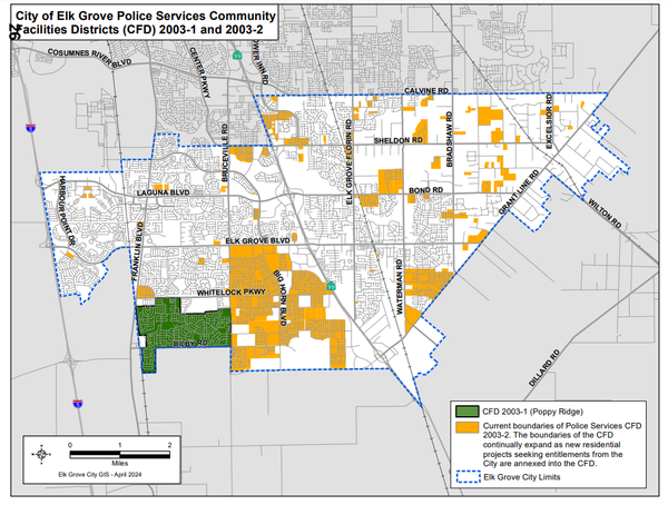 Elk Grove Mello Roos taxes to increase in 2025