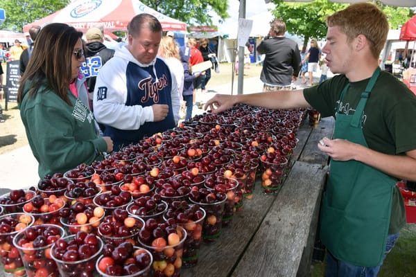 American Food Festivals - This cherry producing region might have the granddad of all summer food festivals