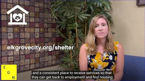 Elk Grove releases video explaining goals of recently established year-round homeless shelter