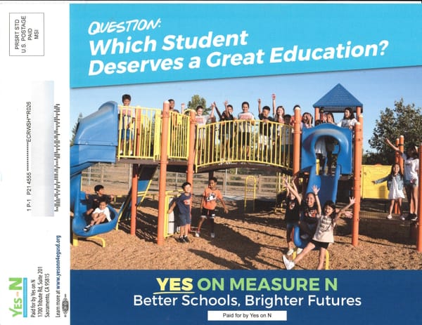 Even without organized opposition, EGUSD's Yes on N $542 million bond measure continues receiving donations