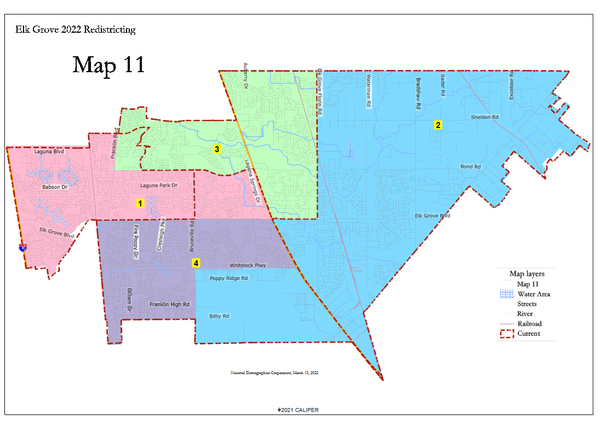 Elk Grove City Council approves new district maps for 2022 elections