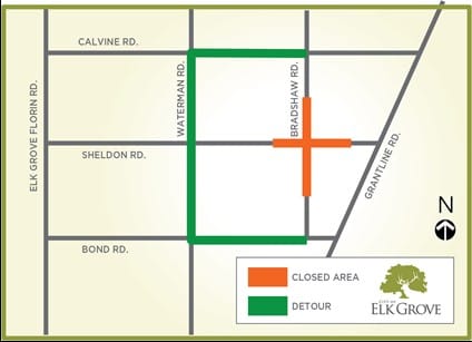 Detours Scheduled – Bradshaw and Sheldon Roundabout to Close Overnight for Repairs