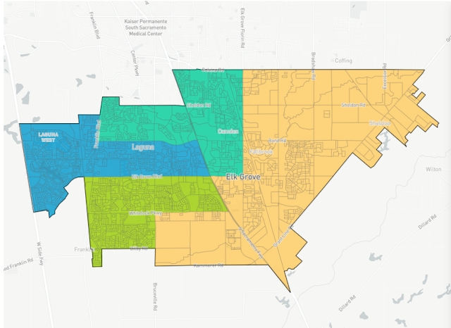 New district boundaries unanimously adopted by Elk Grove City Council