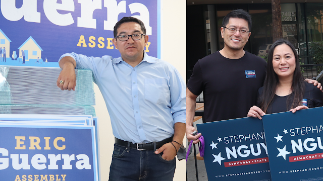 Nguyen and Guerra begin election season push in campaigns for California Assembly District 10 race