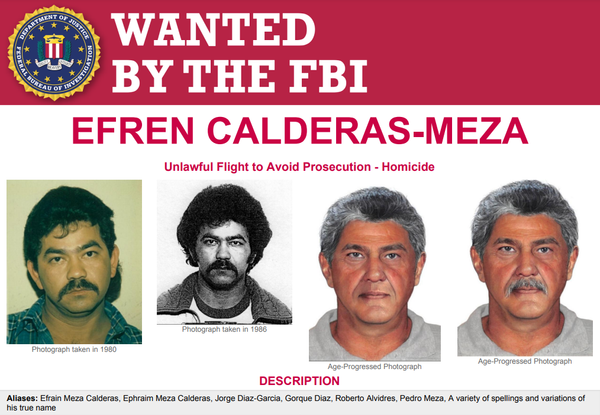 FBI offering $20,000 to Apprehend  Wanted Fugitive Suspect in 1986 Marysville Stabbing Murder