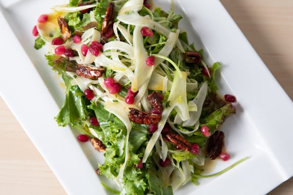 Growing in a Winter Wonderland – Shaved Fennel Salad with Citrus Vinaigrette