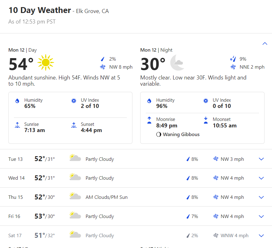 With overnight lows forecast below freezing for six days, Elk Grove to operate warming locations for the next three nights