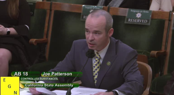 Joe Patterson is a freshman Republican California Assembly member.