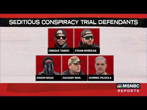 Closing arguments in the trial of 5 Proud Boys January 6 sedition trial starts today 