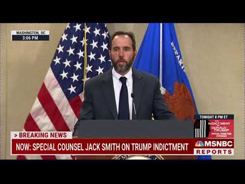 Statement of Special Counsel Jack Smith on Indictment of Donald J. Trump