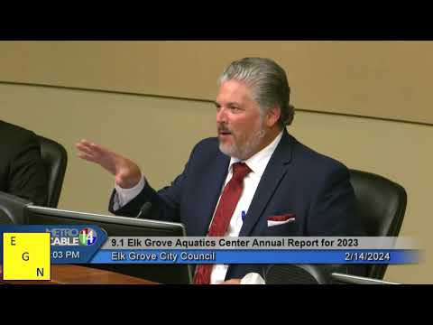 Elk Grove City Councilmember Kevin Spease seeks further analysis on Aquatics Center cost forecasts