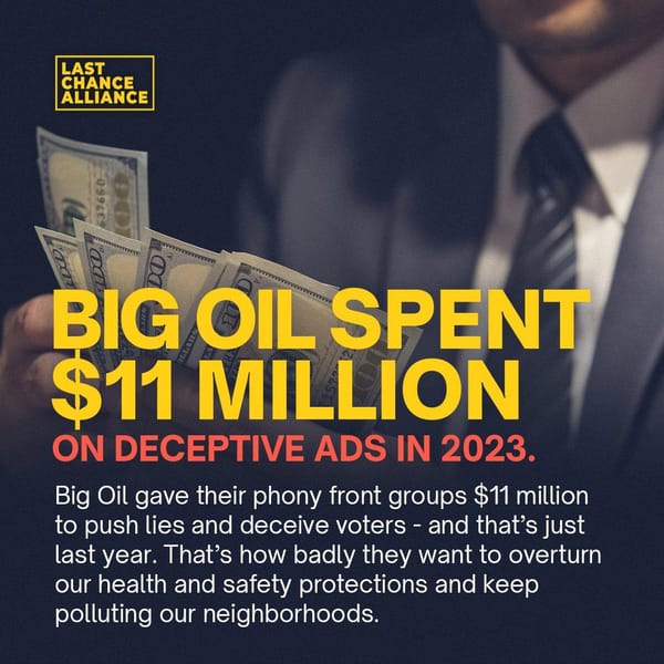 Report Exposes $11 Million Dark Money Ad Campaign by Big Oil in California by Dan Bacher