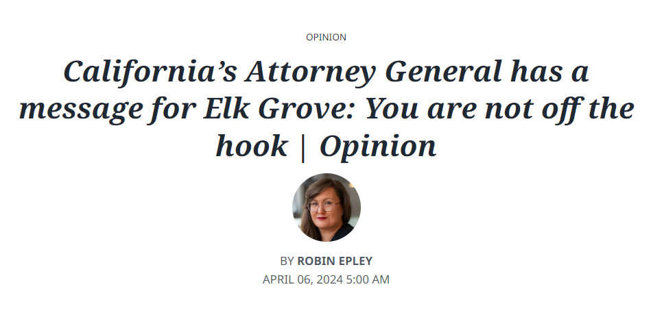 The Bee reports Bad news for Bobbie from Bonta over Elk Grove ‘classism’ and Oak Rose Boondoggle